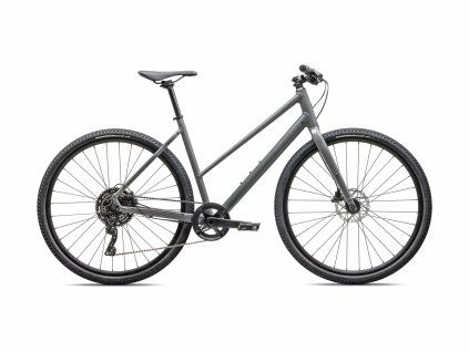 Fitness kolo SPECIALIZED Sirrus X 3.0 Step-Through Gloss Ashen Grey / Black Liquid Metal Reflective