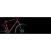 BG 022203116 X LIFE CROSS H 56cm chrome red black silver 1